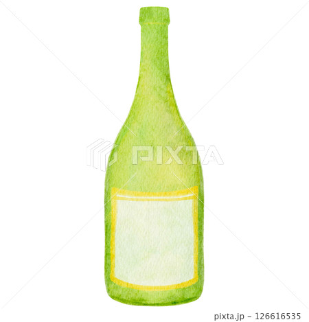 ワイン ボトル 水彩 水彩画のイラスト素材 - PIXTA