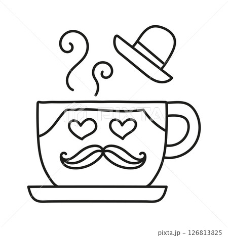 コーヒー カップ くま クマのイラスト素材 - PIXTA