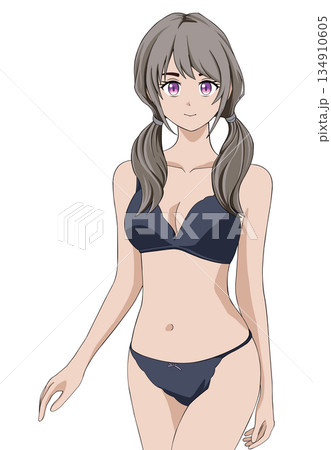 水着女性のイラスト素材 - PIXTA