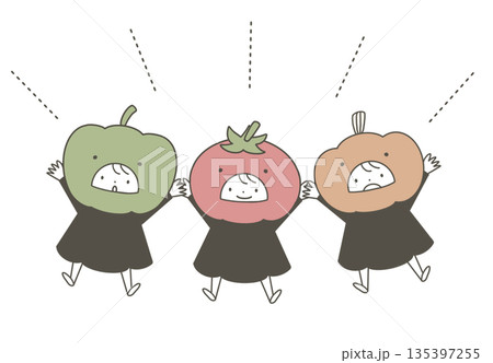 トマト お化けトマト とまと おばけのイラスト素材 - PIXTA