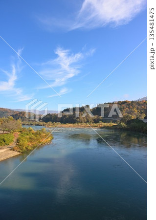 千曲川 風景の写真素材 - PIXTA