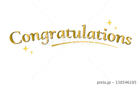 CONGRATULATIONS 文字の写真素材 - PIXTA