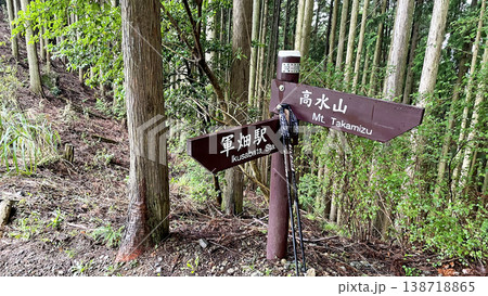 道標 道しるべ 山 標識の写真素材 - PIXTA