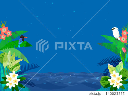 水辺 花のイラスト素材 - PIXTA