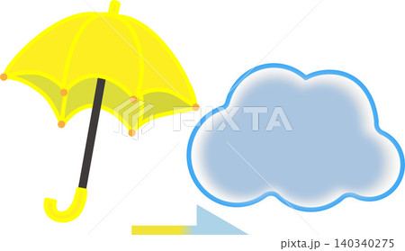 曇りのち雨のイラスト素材 - PIXTA